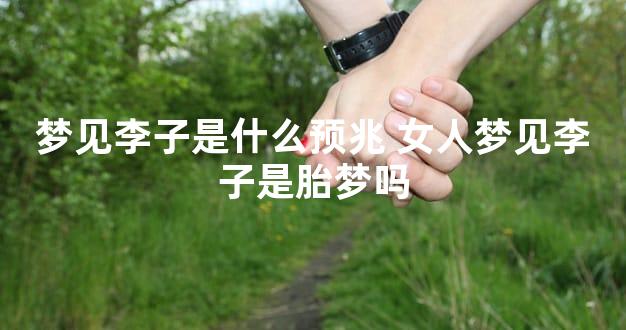 梦见李子是什么预兆 女人梦见李子是胎梦吗